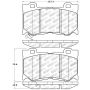 StopTech Performance 09-13 Infiniti FX35/FX37/FX45/FX50/08-13 G37 / 09-12 370Z Front Brake Pads