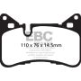 EBC Brakes DP32117C Redstuff Ceramic Low Dust Brake Pads