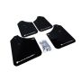 Rally Armor MF1-UR-BLK/WH Black Mud Flap/White Logo
