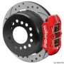 Wilwood 140-16444-DR Chevrolet 7-5/8in Rear Axle Dynapro Disc Brake Kit 11in Drilled/Slotted Rotor -Red Caliper