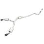 AWE Tuning 3015-33078 Audi B9 A4 Touring Edition Exhaust Dual Outlet - Diamond Black Tips (Includes DP)