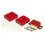 Prothane 7-1903 GM Motor & Trans Mount Kit - Red