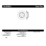 StopTech 05-17 Honda Accord / 16-17 HR-V / 09-14 Acura TSX Cryo Sport Drilled Rear Left Rotor
