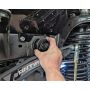 RockJock JL/JT Frame Tube Plugs Frame Front CNC Machined Black Delrin