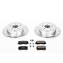 PowerStop K5260 Z23 Daily Driver Carbon-Fiber Ceramic Brake Pad and Drilled & Slotted Rotor Kit