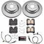 PowerStop CRK5841 Genuine Geomet Coated Rotor and Low-Dust Ceramic Brake Pad Kit