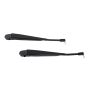 Kentrol 97-06 Jeep Wrangler YJ Windshield Wiper Arms Pair - Powdercoat Black