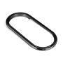 Rugged Ridge Billet Alum Shifter Bezel Black Auto 07-10 Jeep Wrangler