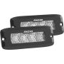 Rigid Industries SRQ - 60 Deg. Lens - White - Flush Mount - Set of 2