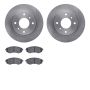 Dynamic Friction 6502-67224 Rotor Kit