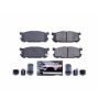 PowerStop Z23-891 PowerStop - Z23 Daily Driver Carbon-Fiber Ceramic Brake Pads with Hardware Kit