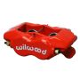 Wilwood 120-13842-RD Caliper-Forged DynaliteI-Red 1.62in Pistons .81in Disc