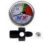 Nitrous Express 15510 N20 FLO-THRU PRESSURE GAUGE (0-1500 PSI) 6AN