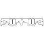 Cometic Gasket C5425-059 Cometic Chevy Gen-1 Small Block V8 .059in CFM-20 Intake Manifold Gasket Set - Brodix 12 Series Heads