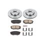 PowerStop KOE5806 OE Stock Replacement Low-Dust Ceramic Brake Pad and Rotor Kit
