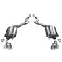 CORSA Performance 21050 Corsa 2018-2023 Ford Mustang GT Convertible Sport Axle-Back Exhaust w/ 4in Tips
