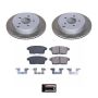 PowerStop SC3060 Semi-Coated Rotor and Low-Dust Ceramic Brake Pad Kit