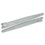 RockJock TJ/LJ Antirock Aluminum Sway Bar Arms 18in Long Machined Front Pair