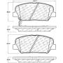 StopTech 11-15 Kia Optima Street Performance Front Brake Pads