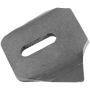 ALLSTAR PERFORMANCE ALL60015-100 Gusset Tabs 100pk Round Tube 1/4in Slot