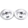 PowerStop JBR779XPR PowerStop Evolution Performance Drilled, Slotted & Plated Brake Rotor Pair