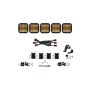 Diode Dynamics DD7243 SS5 Pro Universal CrossLink 5-Pod Lightbar - Yellow Combo