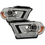 SPYDER 5088277 Projector Headlights - Sequential LED Turn Signal - Chrome