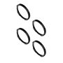 KC HiLiTES 30581 KC Bezel Ring KC FLEX ERA BAR Black 4PC