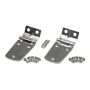 Kentrol 97-06 Jeep Wrangler TJ Hood Hinge Pair - Polished Silver
