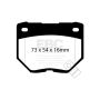 EBC Brakes DP2826 Greenstuff 2000 Series Sport Brake Pads