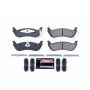 PowerStop Z23-932 PowerStop - Z23 Daily Driver Carbon-Fiber Ceramic Brake Pads with Hardware Kit