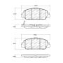 StopTech 14-18 Ford Fusion SE Luxury Street Performance Front Brake Pads