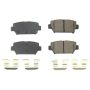 PowerStop 17-2156 PowerStop - Z17 Low-Dust Ceramic Brake Pads with Hardware
