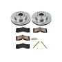 PowerStop KOE2596 OE Stock Replacement Low-Dust Ceramic Brake Pad and Rotor Kit