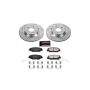 PowerStop K6488-36 Z36 Truck and SUV Carbon-Fiber Ceramic Brake Pad and Drilled & Slotted Rotor Kit