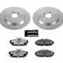 PowerStop K6402-26 Z26 Street Performance Ceramic Brake Pad and Drilled & Slotted Rotor Kit