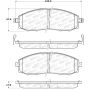 Stoptech 305.08300 Street Select Brake Pads