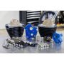 S&S Cycle 310-1228 2017+ M8 129in Power Pack w/ Black Pushrod Tubes & Gear Drive Cam - Black w/o Highlight