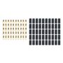 QUICKCAR RACING PRODUCTS QRP57-466-50 Ring Terminal #6 14-16 Ga w/Heat shrink 50pk
