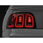 Raxiom 96-98 Ford Mustang Icon LED Tail Lights- Black Housing (Smoked Lens)