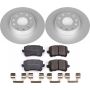 PowerStop CRK7811 Genuine Geomet Coated Rotor and Carbon-Fiber Ceramic Brake Pad Kit