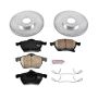 PowerStop K834 Z23 Daily Driver Carbon-Fiber Ceramic Brake Pad and Drilled & Slotted Rotor Kit