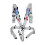 NRG SBH-B6PCSL 5PT 3in. Seat Belt Harness / Cam Lock - Silver