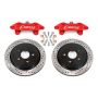 BMR Suspension DBK353 BMR 14-17 Chevrolet SS Brake Kit For 15in Conversion Drilled & Slotted Rotors Red Calipers