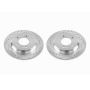 PowerStop JBR1712XPR PowerStop Evolution Performance Drilled, Slotted & Plated Brake Rotor Pair