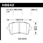 Hawk Performance HB642F.658 HPS Disc Brake Pad
