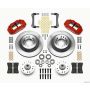 Wilwood 140-12280-R Narrow Superlite 6R Front Hub & 1PC Rtr Kit 12.88in-Red 79-81 Camaro