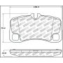 Stoptech 309.13000 Performance Brake Pads