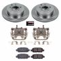 PowerStop KCOE6761A OE Stock Replacement Low-Dust Ceramic Brake Pad, Rotor and Caliper Kit