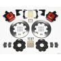 Wilwood 140-10211-R Combination Parking Brake Rear Kit 12.19in Red Civic / Integra Drum 2.71 Hub Offset